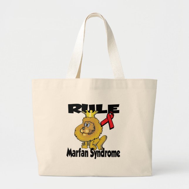 Rule Marfan Syndrome Large Tote Bag (Front)