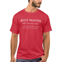 Rule Master Funny Game Definition With White Text