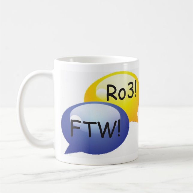Rule of 3 Feed The Geek Mug (Left)