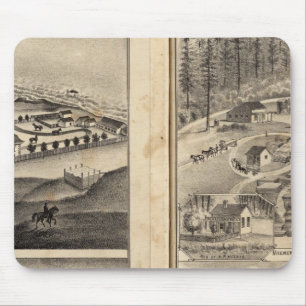 Rule Ranch Old Fort Ross Meeker Bros Mouse Mat
