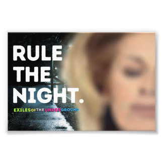 "Rule The Night" 6x4 Art Photo