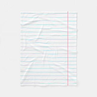 RULED LINED PAPER BLANKET