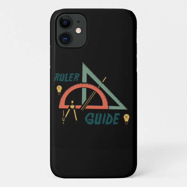 Ruler Guide, High School Case-Mate iPhone Case (Back)