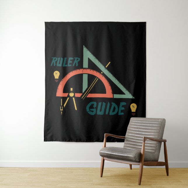 Ruler Guide, High School Tapestry (In Situ)