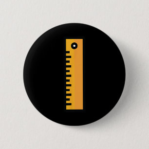 Ruler Halloween Costume For Teachers Students  6 Cm Round Badge