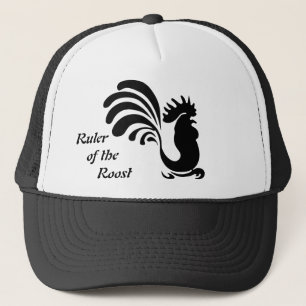 "Ruler of the Roost" Stylised Rooster Cap