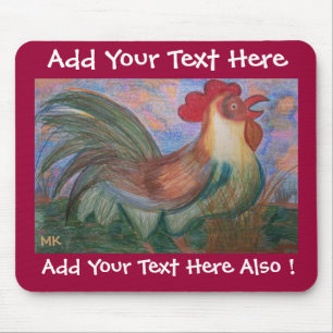 Ruler of the Roost Template Mouse Mat