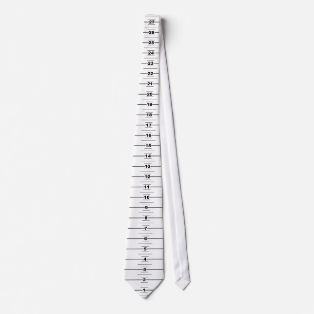 Ruler Tie 1/4" (Front)