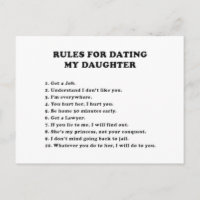 Rules for dating my daughter