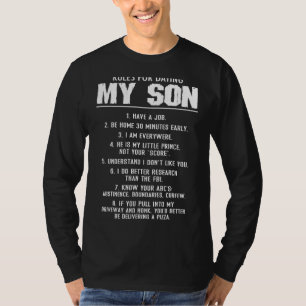 Rules For Dating My Son   For Men Father Day T-Shirt