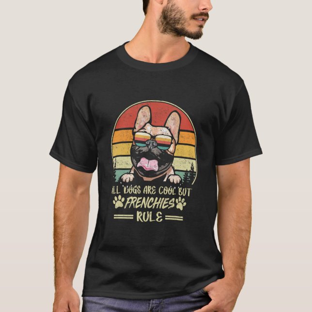Rules For The Owner Of Fawn French Bulldog Dog Vin T-Shirt (Front)