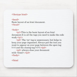 rules of html mouse mat