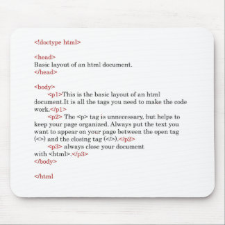 rules of html mouse mat