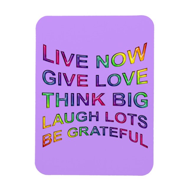 Rules Of Life Magnet (Vertical)