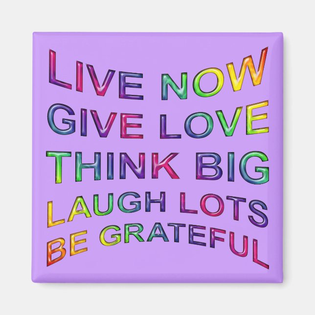 Rules Of Life Magnet (Front)