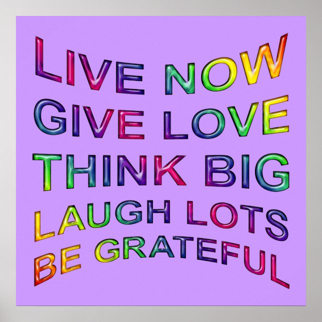 Rules Of Life Poster (Front)