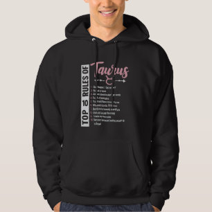 Rules Of Taurus Zodiac Birthday Horoscope Astrolog Hoodie