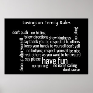 Rules of the House Poster