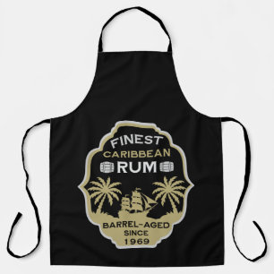 Rum Drinker Birthday Over The Hill Apron