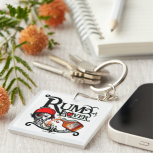 Rum lover key ring