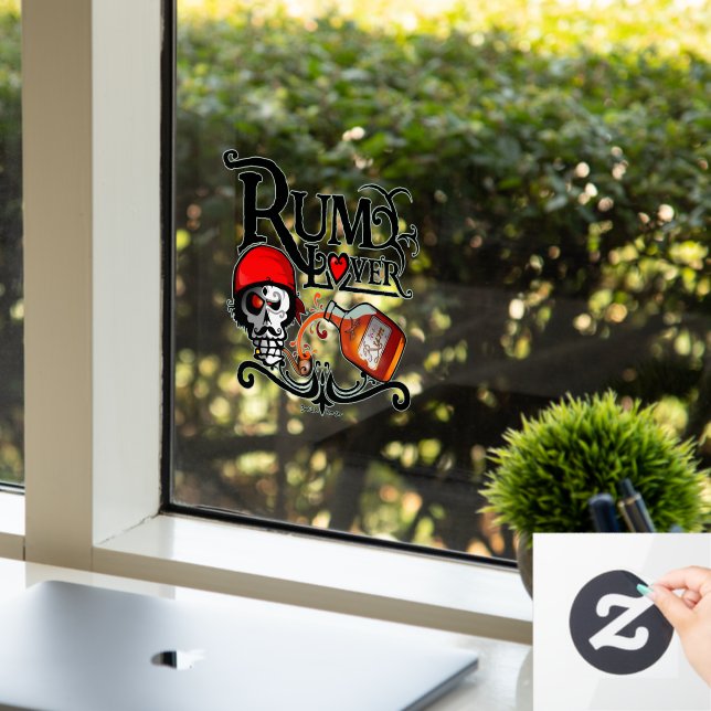 Rum lover window cling (Office)