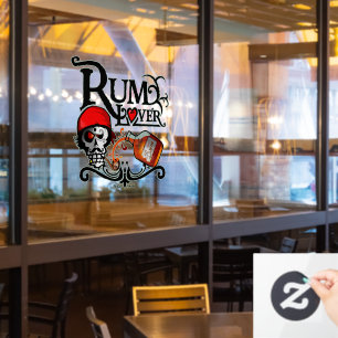 Rum lover window cling