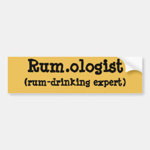 Rum.ologist Bumper Sticker