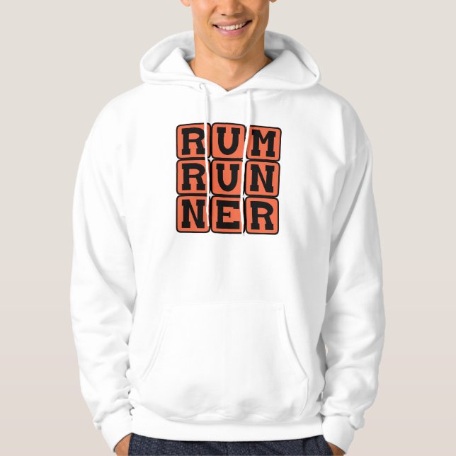 Rum Runner, Cocktail Hoodie (Front)
