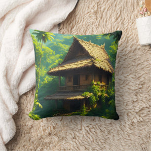 Rumah di Tepi Sungai - A Riverside Home Cushion
