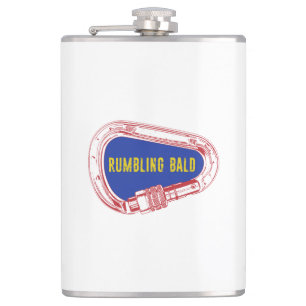 Rumbling Bald Climbing Carabiner Hip Flask