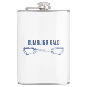 Rumbling Bald Climbing Quickdraw Hip Flask