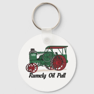 Rumely Oil Pull Tractor Key Ring