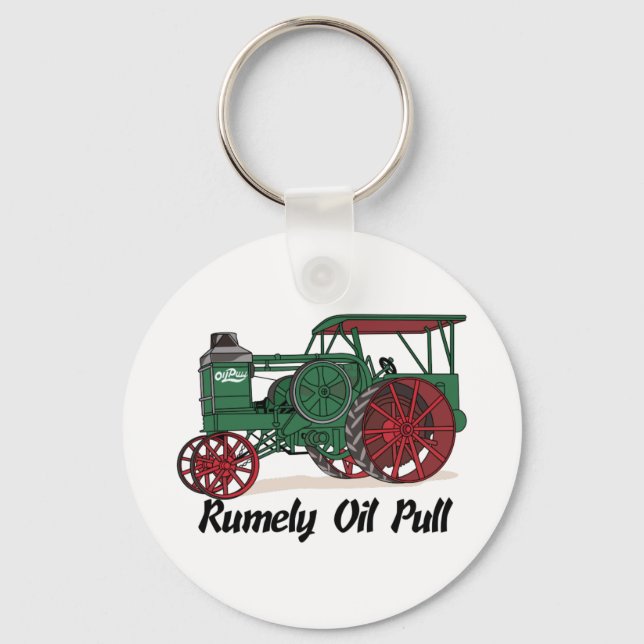 Rumely Oil Pull Tractor Key Ring (Front)