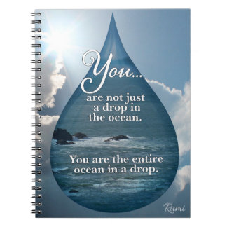 Rumi - A Drop in the Ocean Notebook