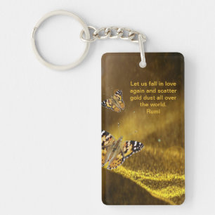 Rumi Fall in love again Key Ring