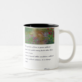 Rumi Garden of Love Two-Tone Coffee Mug