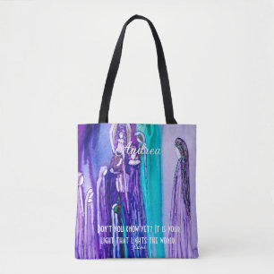 Rumi Inspirational Personalized Art Tote Bag