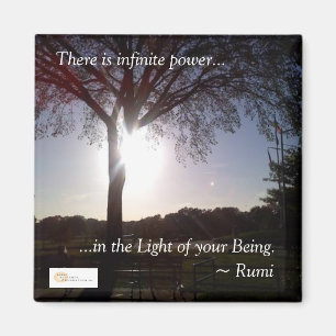 Rumi "Light of Your Being" Magnet