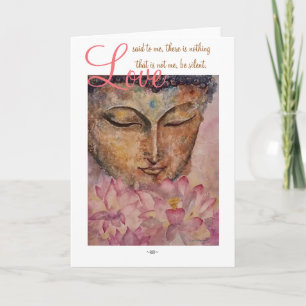 Rumi Love Quote Buddha Watercolor Art Cards