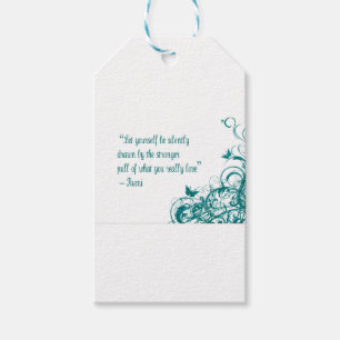 Rumi love quote gift tags