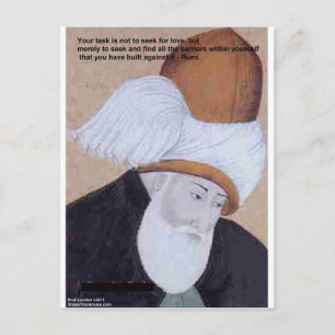 Rumi "Obstacles Of Love" Quote On Gifts Tees Cards