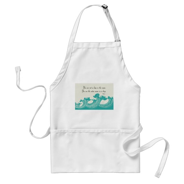 Rumi Ocean quote Standard Apron (Front)