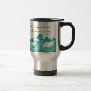 Rumi Ocean quote Travel Mug