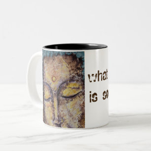 Rumi Quote Buddha Art Coffee Mug
