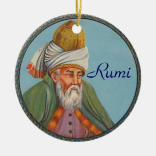 Rumi quote ornament