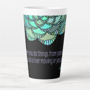 Rumi River In You Quote  Latte Mug
