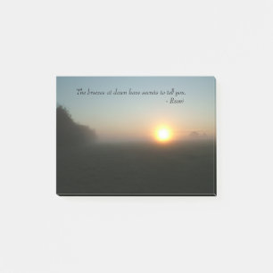 Rumi 'The Breezes at Dawn' post it notes