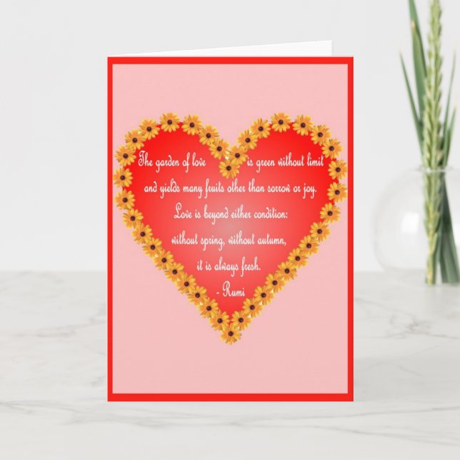 Rumi Valentine's Day card (Front)