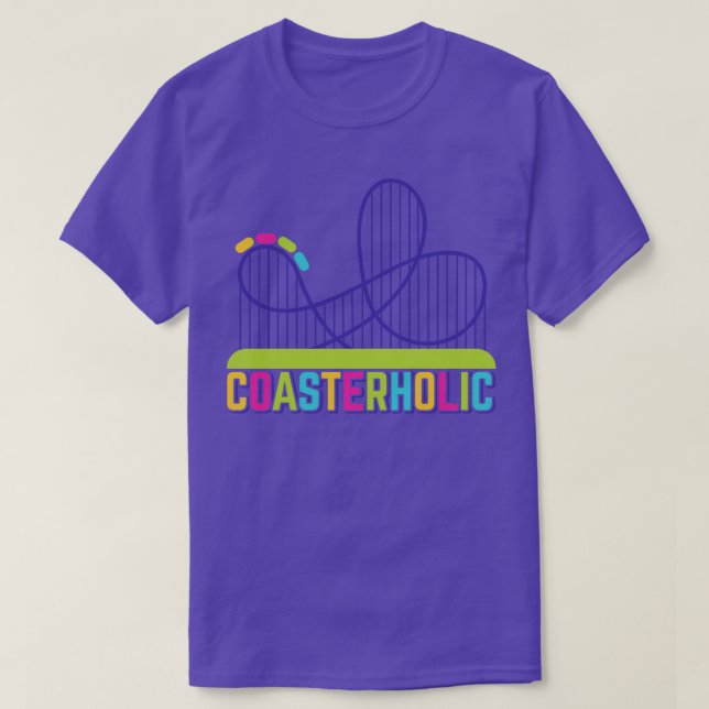 Rummelplatz Amusement Park Fun Fair Rollercoaster  T-Shirt (Design Front)