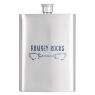 Rumney Rocks Climbing Quickdraw Hip Flask